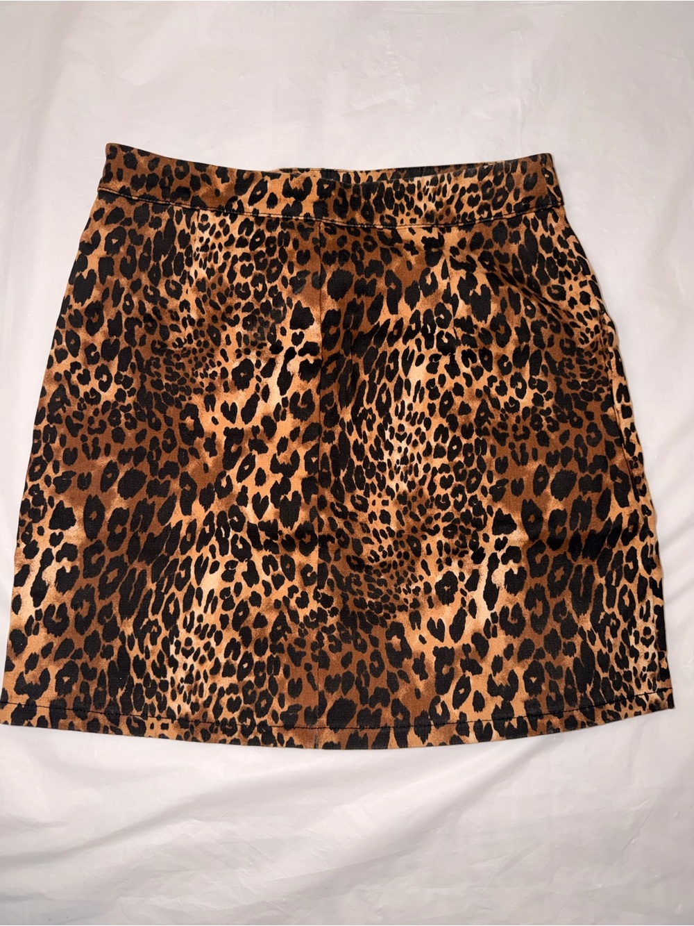 Forever 21 Leopard Print Mini Skirt - Brown & Black